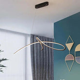 Minimalist Irregular Curved Modern Pendant Light - Clowas